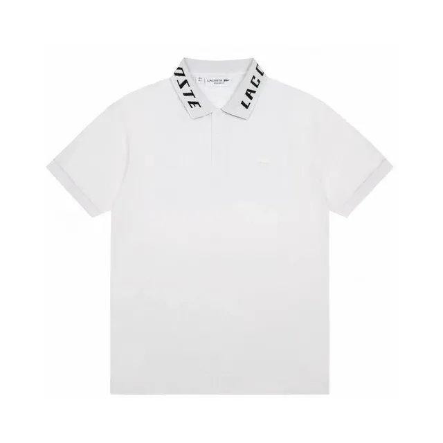 Lacoste Polo Shirt Logo Tape Collar