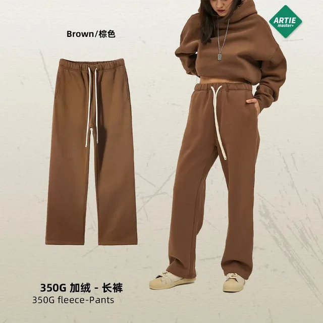 Artie Master 350G Fleece Pants Brown