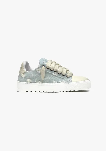 Balenciaga Speed Trainer Distressed Denim
