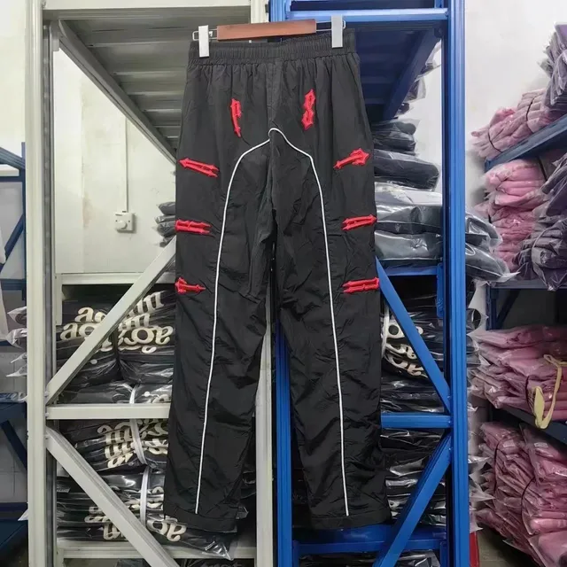 Chrome Hearts Track Pants Red Cross Logo