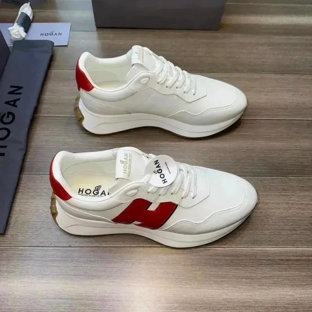 Hogan Sneaker White with Red H Logo