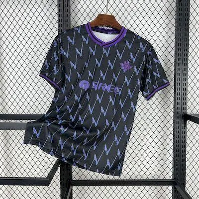 Saint Laurent Football Jersey Lightning Bolt Print
