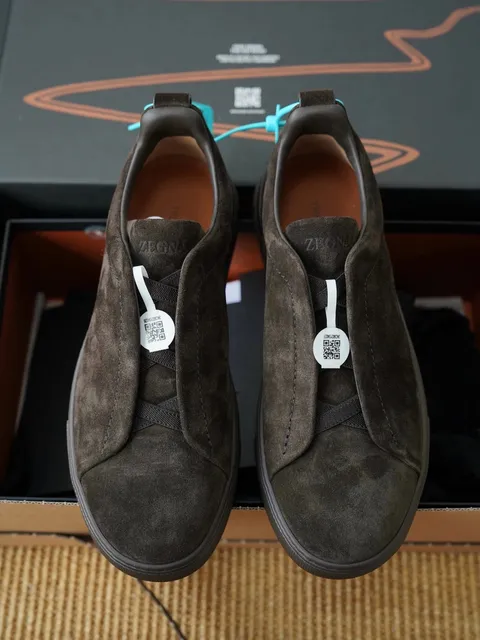 Zegna Sneaker Suede Slip-On