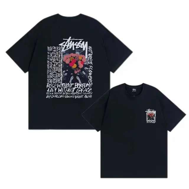 Stüssy Graphic T-Shirt Nature's Flowers Print