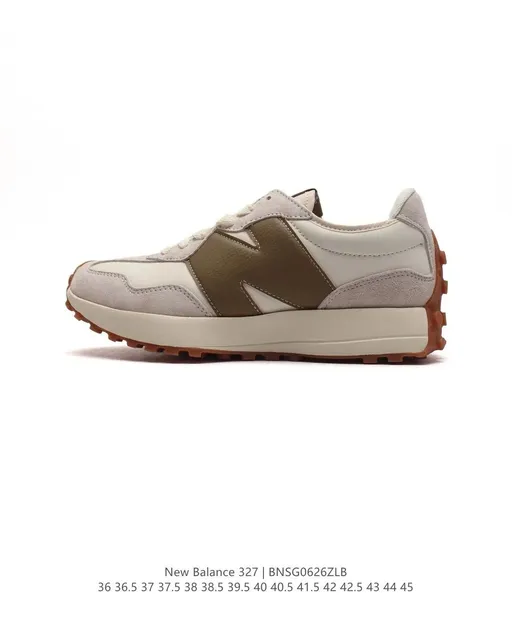 New Balance 327 Olive and Beige