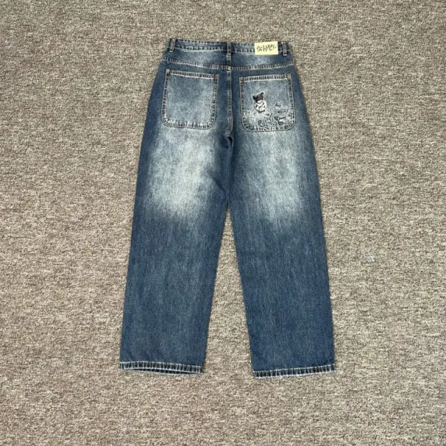BAPE Straight-leg Jeans Kuromi Embroidery