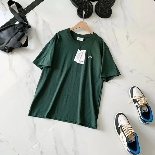 Lacoste Classic Polo Tee Crocodile Logo Green