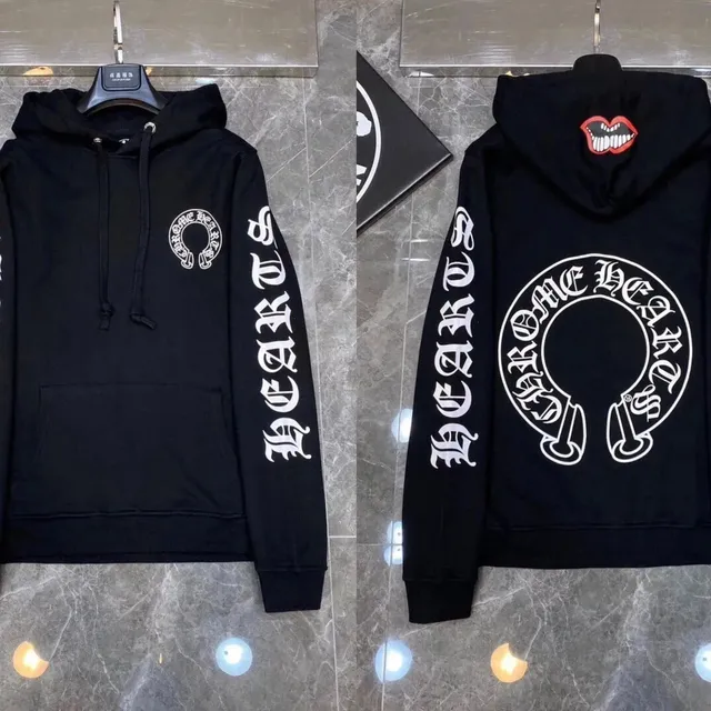 Hoodie Chrome Hearts Logo Print