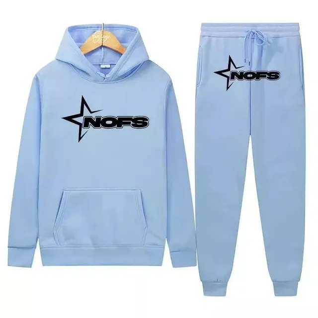 Corteiz Hoodie and Joggers Set Star Logo