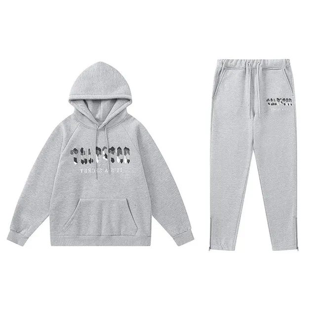 Fear of God Essentials Hoodie and Joggers Set Camouflage Logo