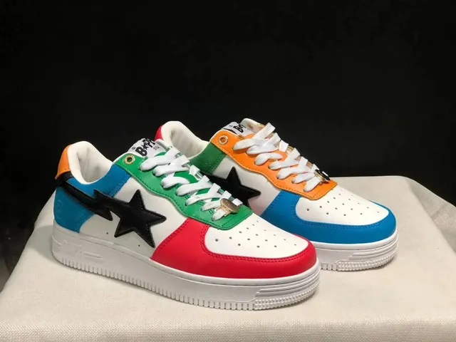 BAPE Shark Air Force 1 Multi-Color