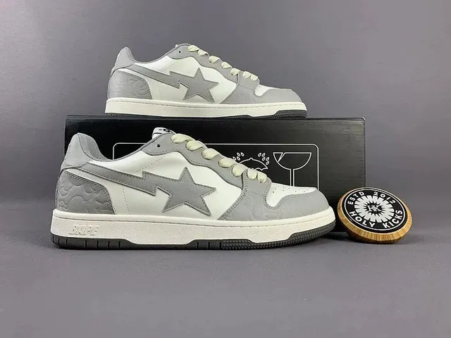 BAPE Shark Sneaker Grey Star