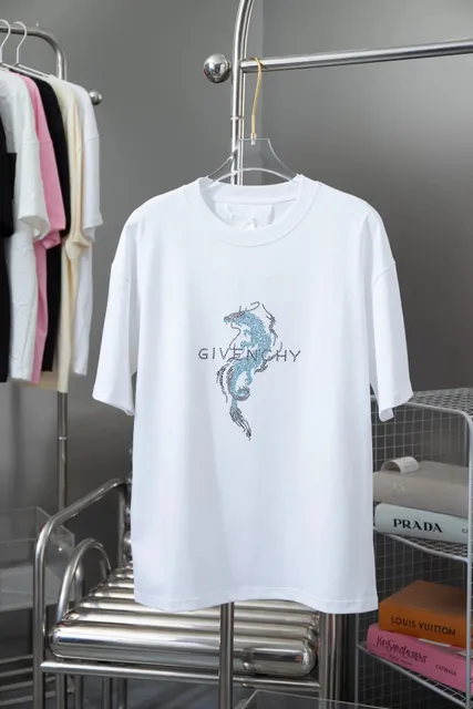 Givenchy T-Shirt Crystal Dragon Logo