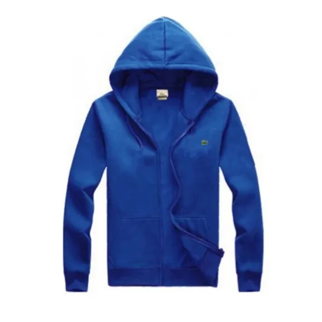 Lacoste Zip-Up Hoodie Solid Color