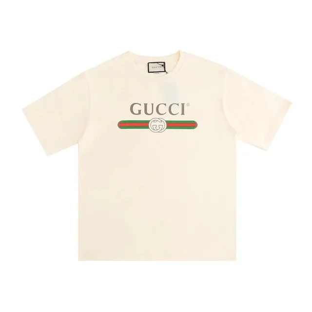 Gucci Logo T-Shirt Web Stripe