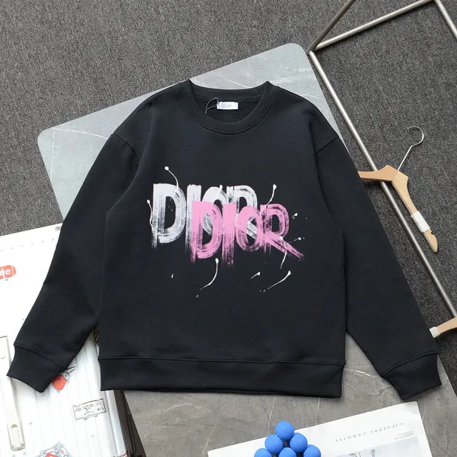 Dior Crewneck Sweatshirt Paint Splatter Logo
