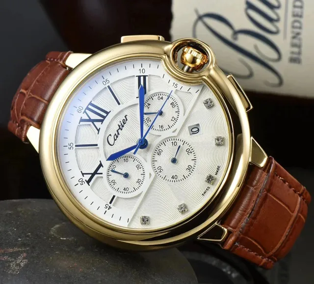 Cartier Santos Chronograph Diamond Indexes