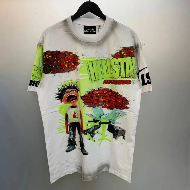 Hellstar Graphic Tee Brick Wall Print