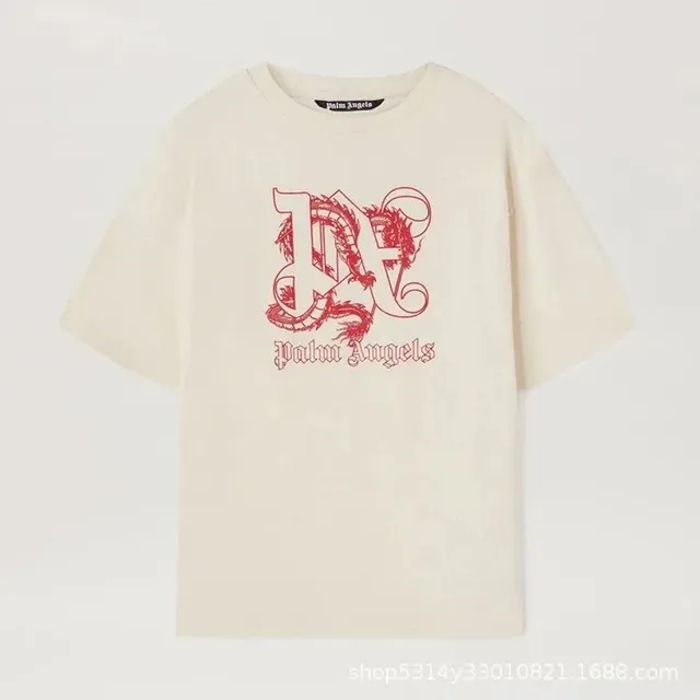 Palm Angels Graphic Tee Dragon Logo