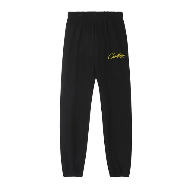 Corteiz Joggers Yellow Logo