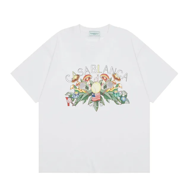 Casablanca Club Tee Tennis Mushroom Graphic