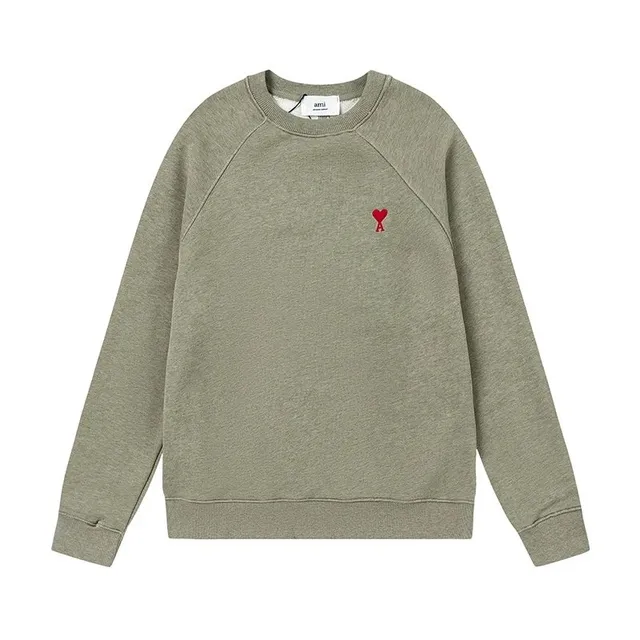 AMI Paris Crewneck Sweatshirt Heart Logo