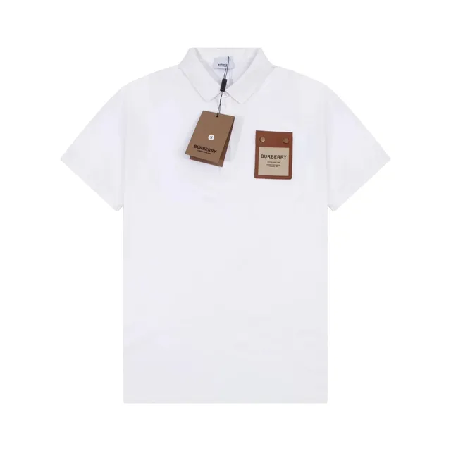 Burberry Polo Shirt Leather Patch