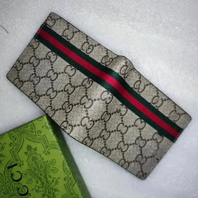 Gucci GG Marmont Wallet Web Stripe