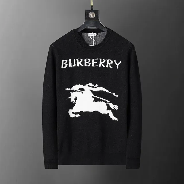 Burberry Knit Sweater Equestrian Knight Logo