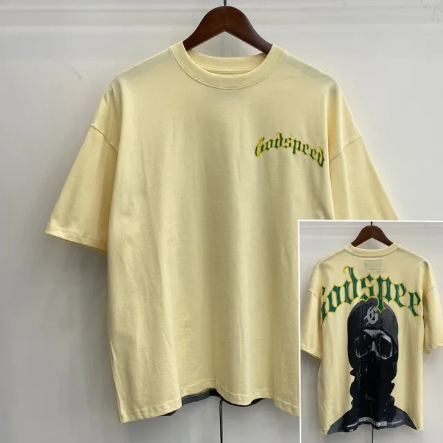 Graphic Tee Godspeed Logo + Skull Print