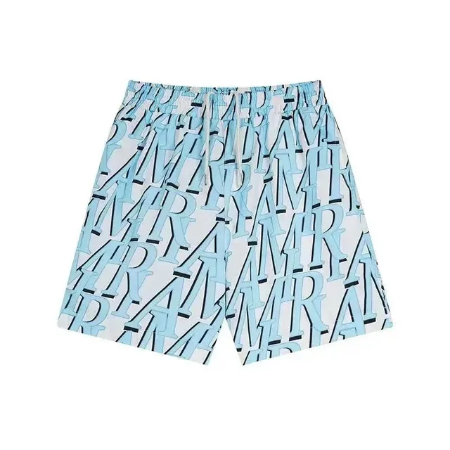 Balenciaga Logo Print Shorts All-Over Logo