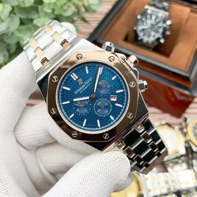 Audemars Piguet Royal Oak Chronograph Blue Tapisserie Dial