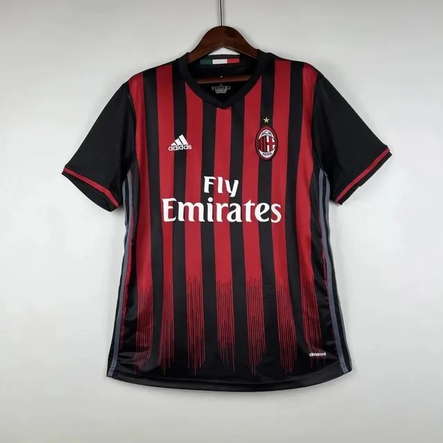 Adidas AC Milan Home Jersey Fly Emirates