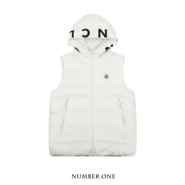 Moncler Puffer Vest Logo Hood