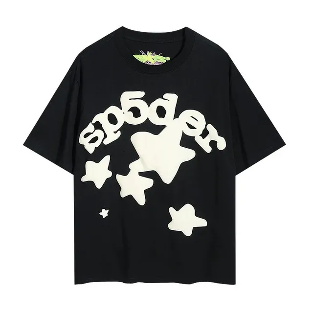 Sp5der Graphic Tee Star Print