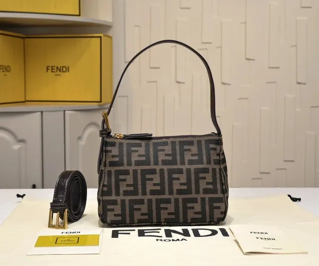 Fendi Baguette Zucca Monogram