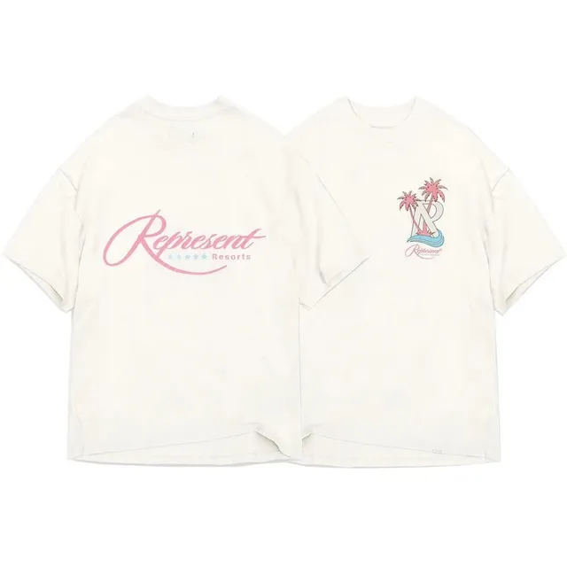 Represent Graphic Tee Resorts Palm Print