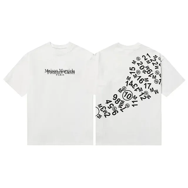 Maison Margiela × Tommy Hilfiger T-Shirt Numbers Print