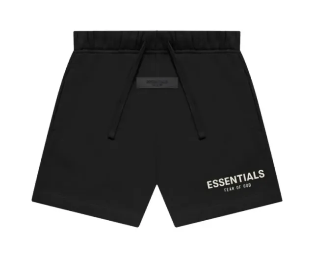 Fear of God Essentials Logo Shorts Black
