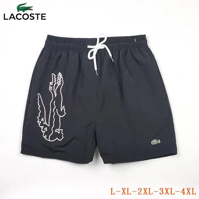 Lacoste Swim Shorts Crocodile Outline Print