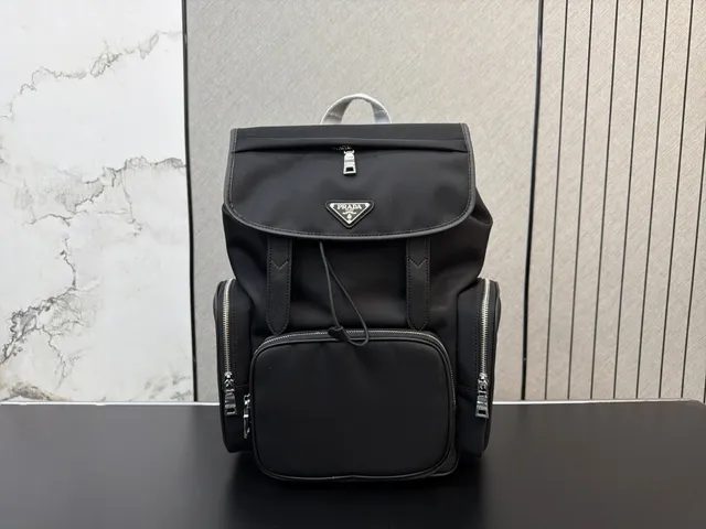 Prada Nylon Backpack Classic Logo