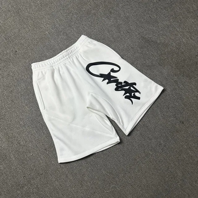 Corteiz Logo Shorts Black Script Logo