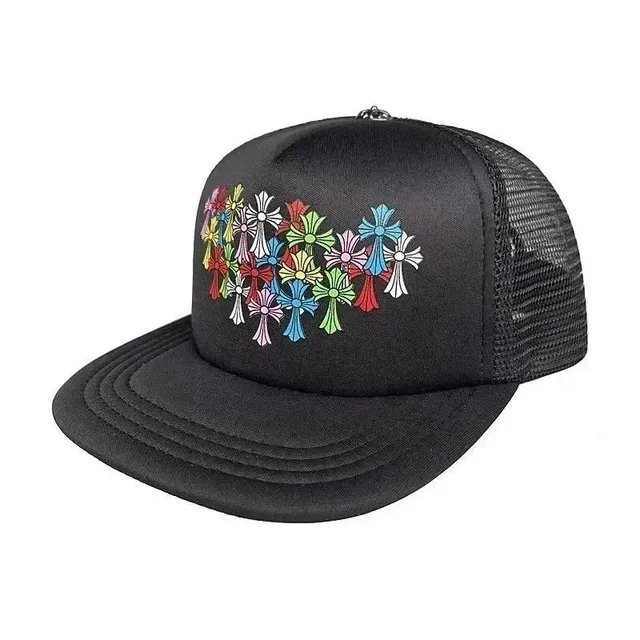 Chrome Hearts Trucker Hat Multi-Color Cross Embroidery