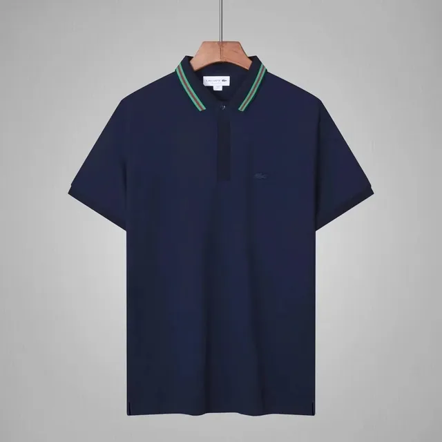 Lacoste Polo Shirt Contrast Trim Collar