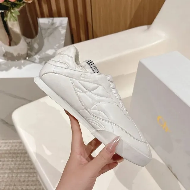 Chanel Quilted Runner All White