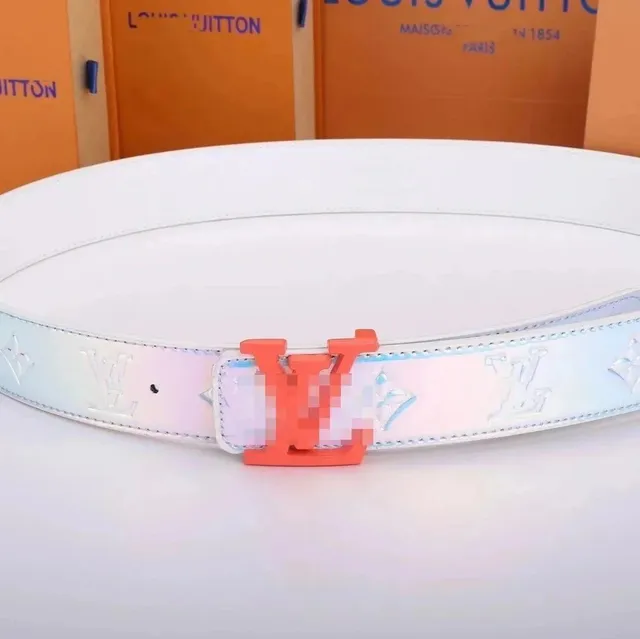 Louis Vuitton LV Belt Iridescent Monogram