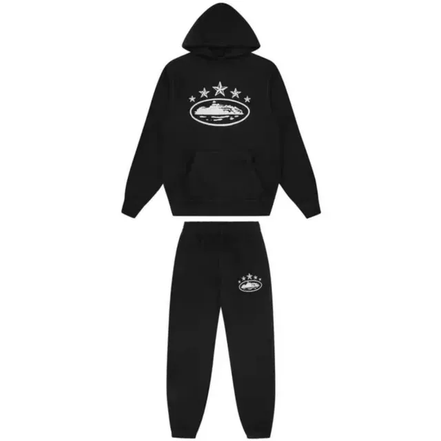Corteiz Hoodie and Joggers Set Yacht Logo