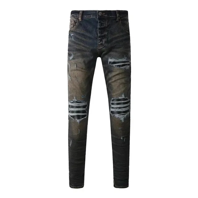 Levi's 501 Skinny Distressed Black