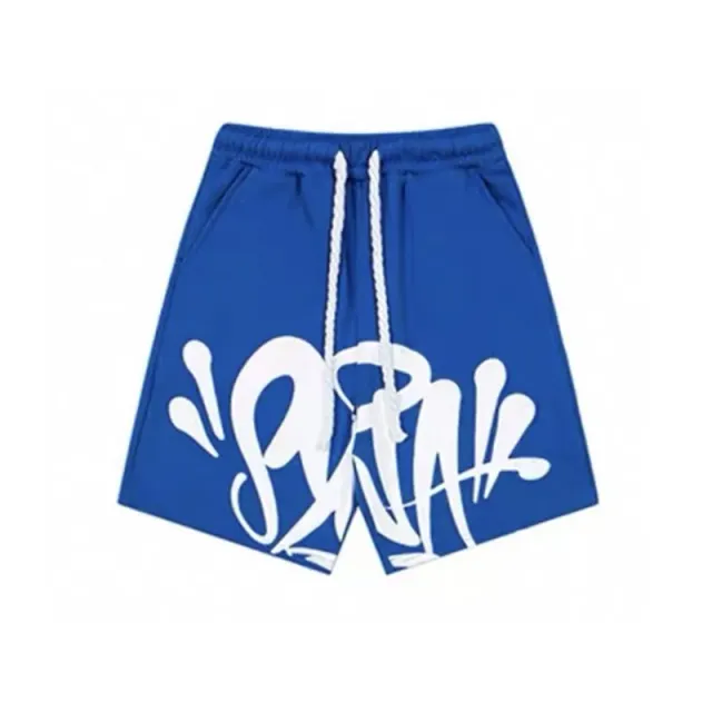 Palace Graffiti Shorts Blue with White Logo