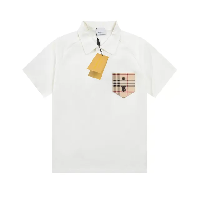Burberry Polo Shirt Check Pocket